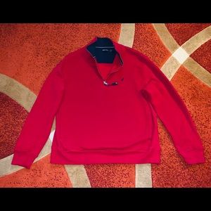 🔴 2/$25 Nautica Cotton fleece pullover sweater